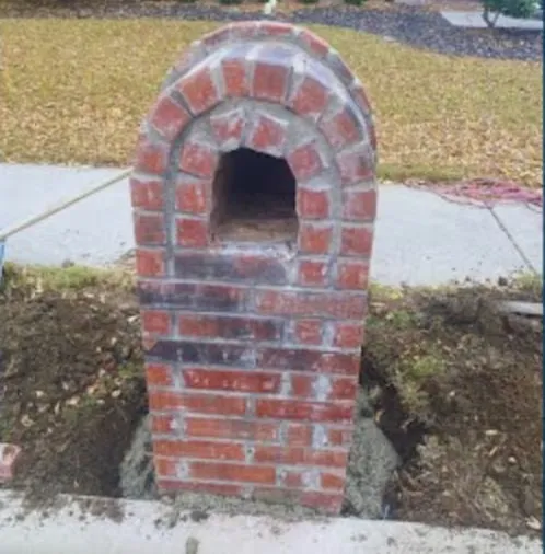 repaair 3 Before and after brick chimney restoration in Frisco TX