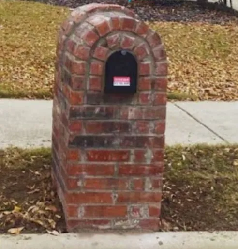 Before and after brick chimney restoration in Frisco TX