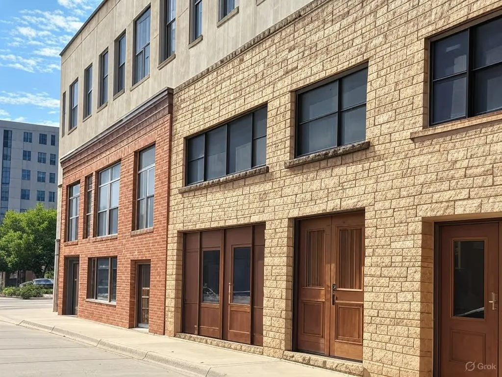 Brick fence repair in McKinney neighborhood