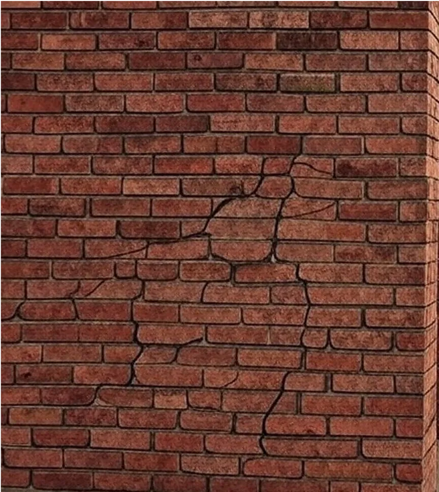 Brick fence repair in McKinney neighborhood